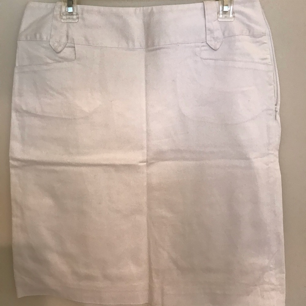 WHBM white skirt size 10
